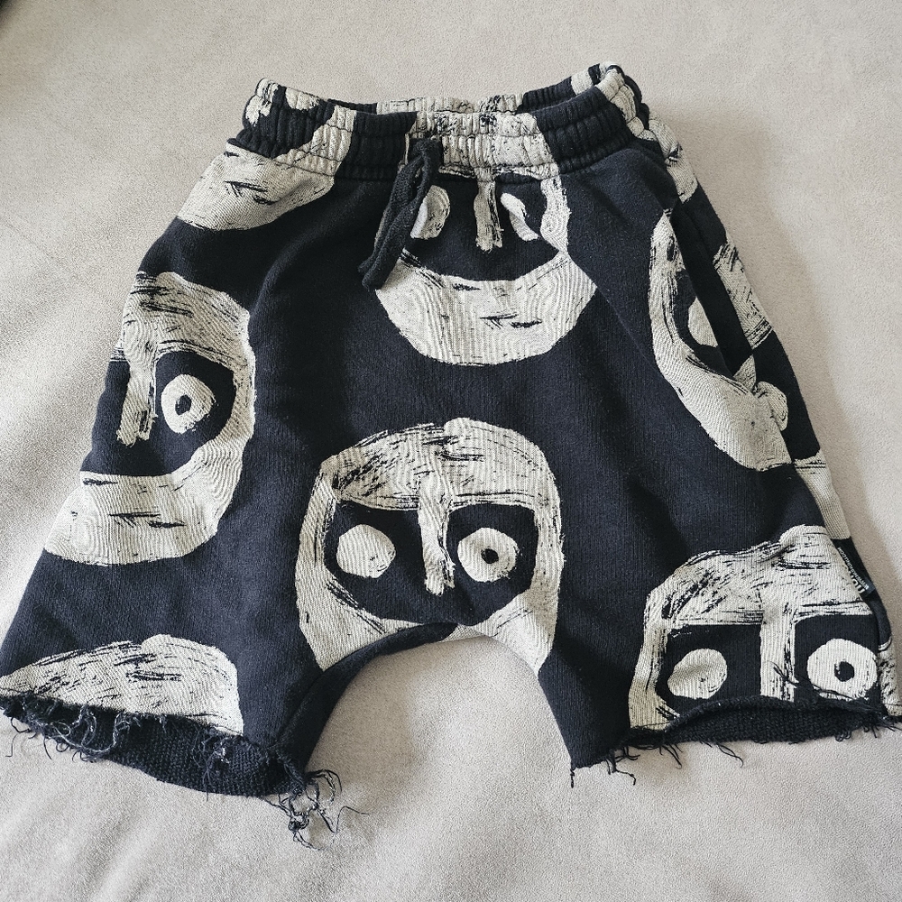 NUNUNU Harem Sweat Shorts 8-9 yo